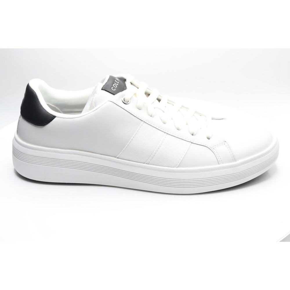 Cole Haan Men's Grand Crosscourt Premier, White/Black/Birch, 9-W US